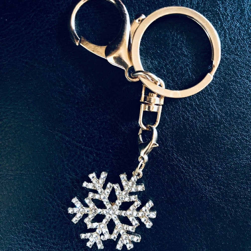 Snowflake Keychain
